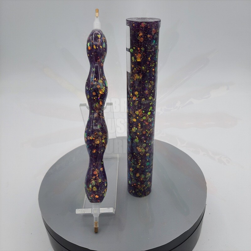 Curtsy Prismatic Glitter - Handcrafted Custom Diamond Painting Pen