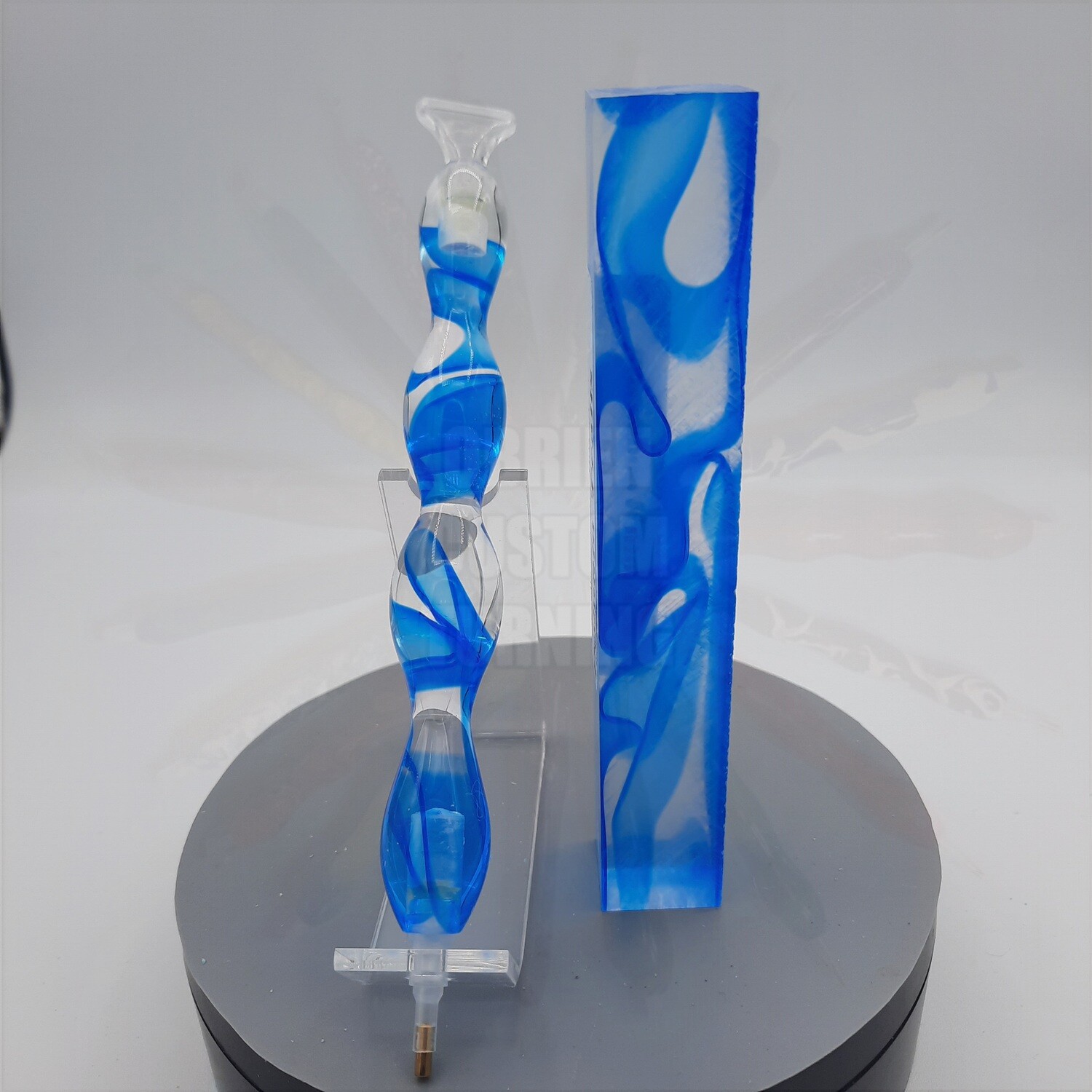 Dolphin Trails - Handcrafted Custom Diamond Painting Pen