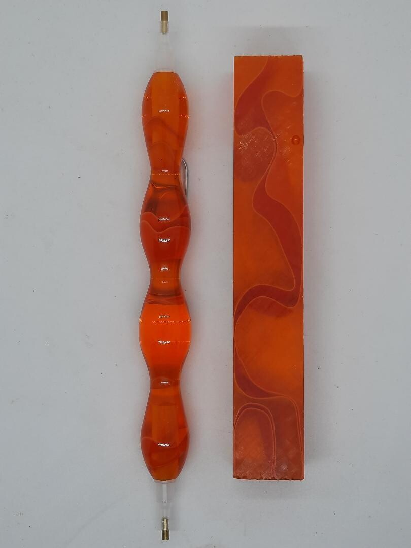 Fire Water - Handcrafted Custom Diamond Painting Pen