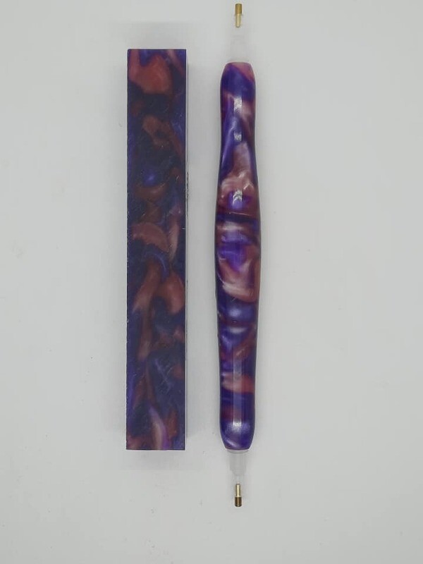 Flower Power - Handcrafted Custom Diamond Painting Pen