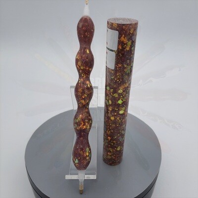 Cinnamon Bun Prismatic Glitter  - Handcrafted Custom Diamond Painting Pen