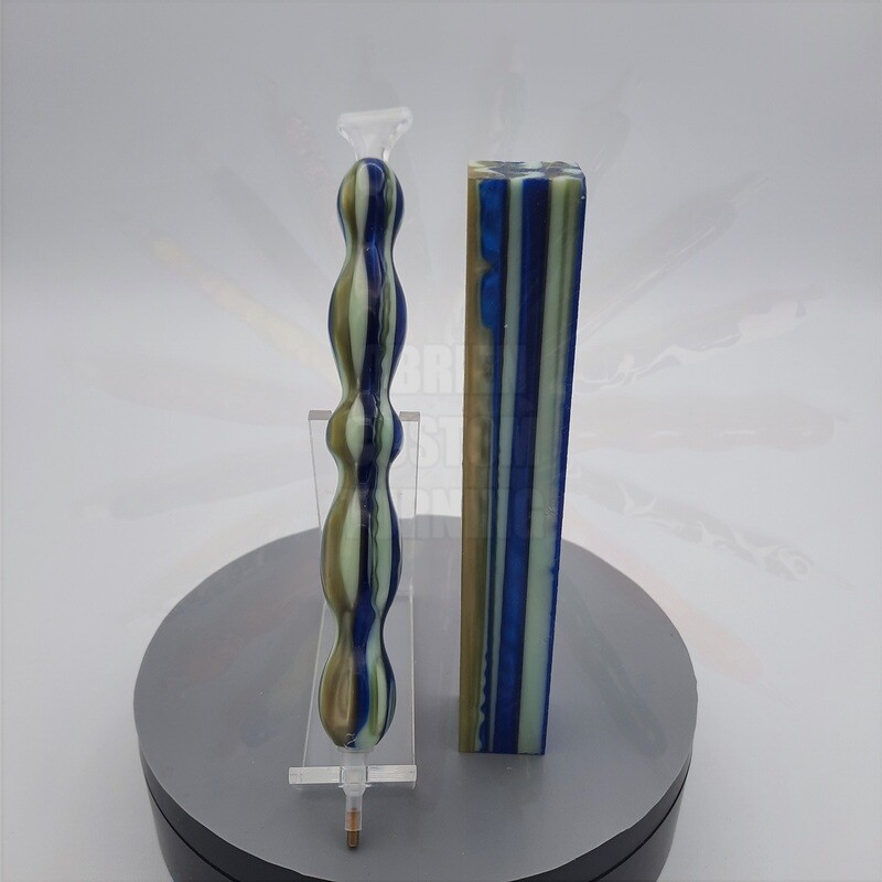 Golden Denim - Handcrafted Custom Diamond Painting Pen