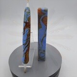 Golden Glimmer Blue Sky - Handcrafted Custom Diamond Painting Pen