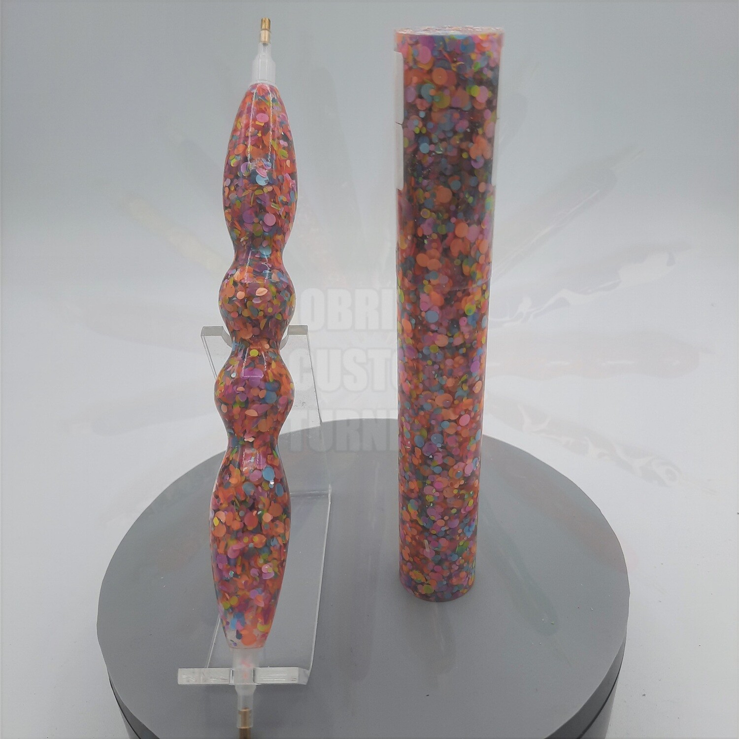 Ice Cream Shoppe Circle Glitter - Handcrafted Custom Diamond Painting Pen