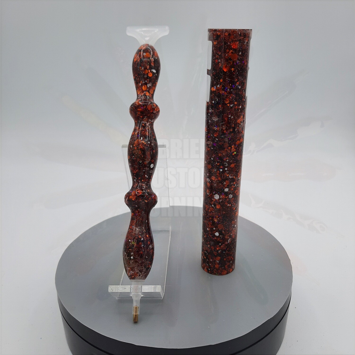 Jack-O-Lantern Glitter Plus - Handcrafted Custom Diamond Painting Pen