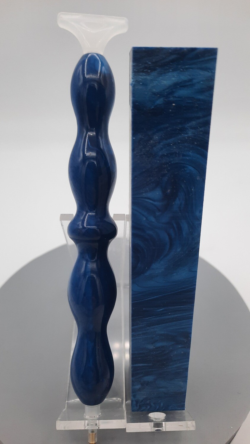 Juma Blue Snake (Sapphire) - Handcrafted Custom Diamond Painting Pen