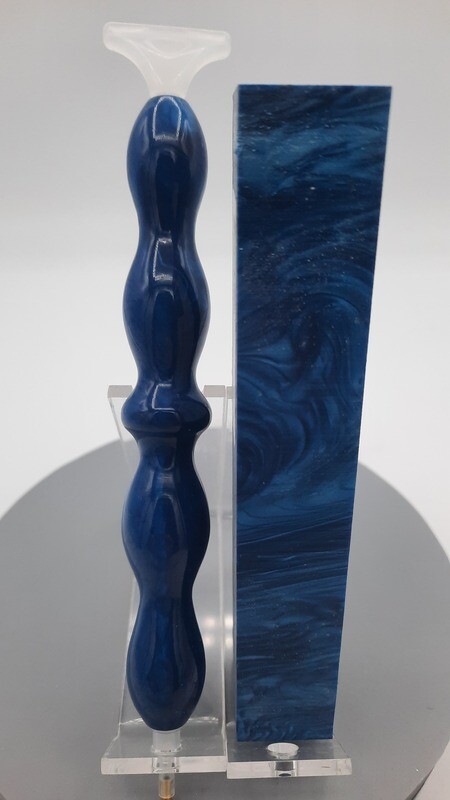 Juma Blue Snake (Sapphire) - Handcrafted Custom Diamond Painting Pen