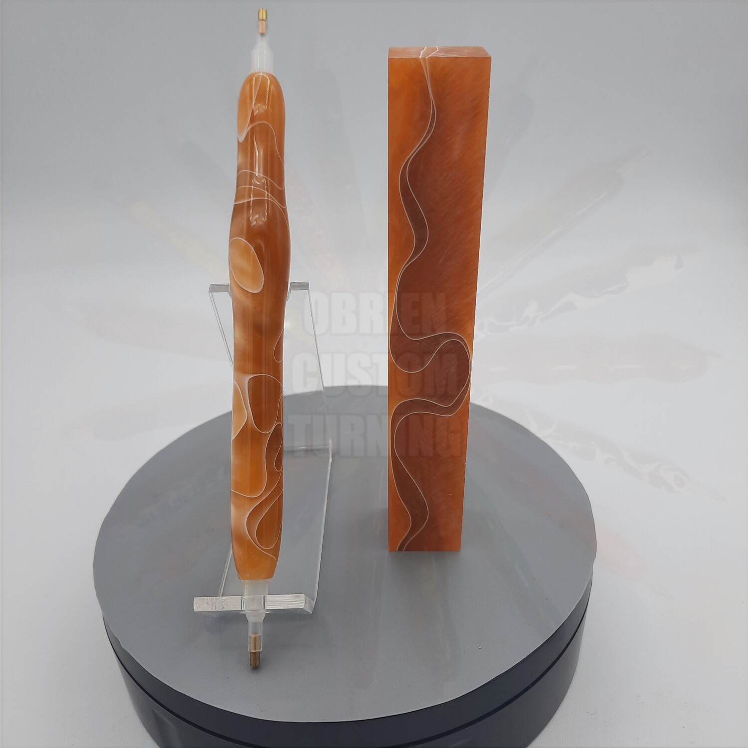 Light Gold with White Thread - Handcrafted Custom Diamond Painting Pen