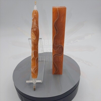 Light Gold with White Thread - Handcrafted Custom Diamond Painting Pen