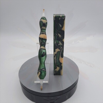 Emerald Sands - Handcrafted Custom Diamond Painting Pen