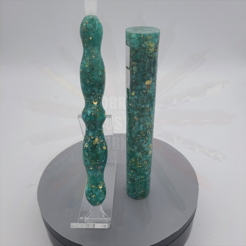 Jasmine Glitters and Gold - Handcrafted Custom Diamond Painting Pen