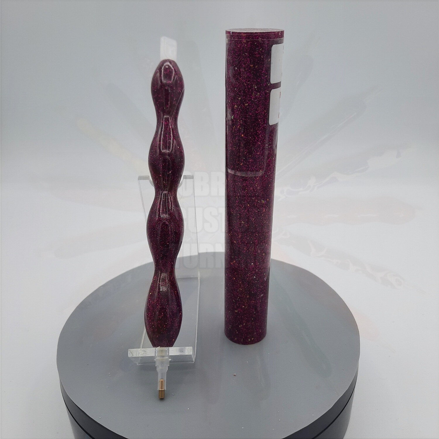 Magenta Shimmer Glitter - Handcrafted Custom Diamond Painting Pen