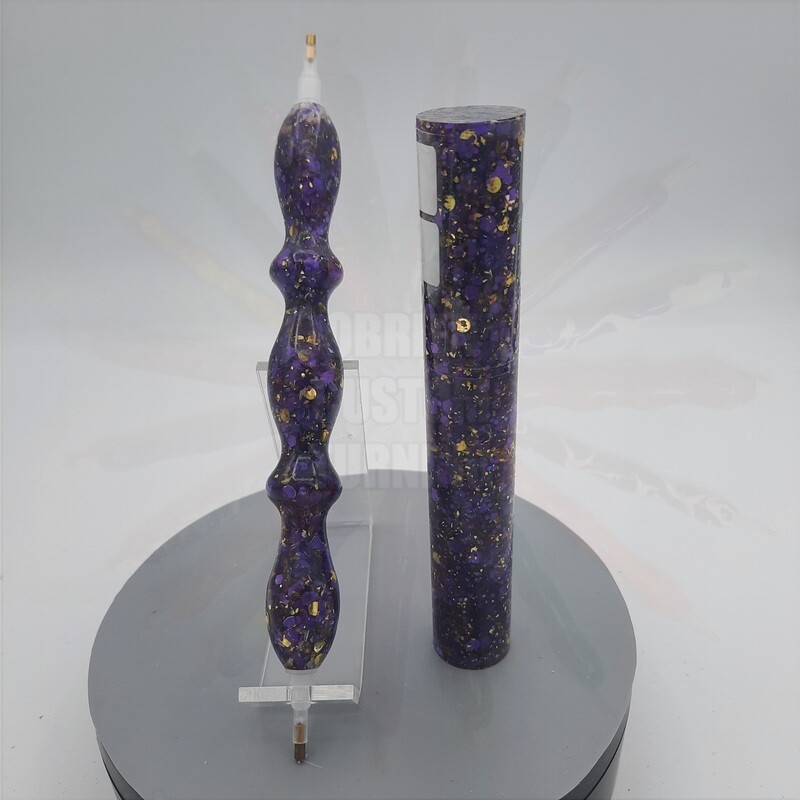 Merlin's Hat Glitters and Gold - Handcrafted Custom Diamond Painting Pen