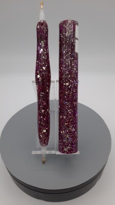 Merlot Chameleon Glitter - Handcrafted Custom Diamond Painting Pen