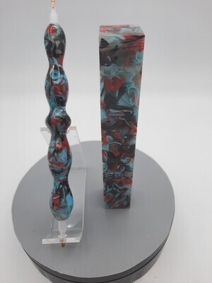 Minty Vampire Fangs Coral Reef - Handcrafted Custom Diamond Painting Pen