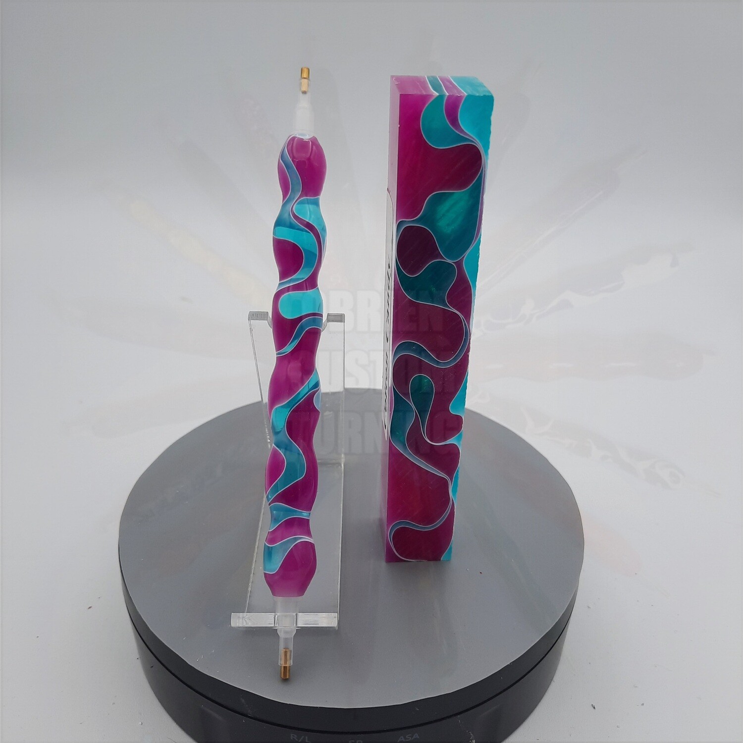 Cotton Candy - Handcrafted Custom Diamond Painting Pen