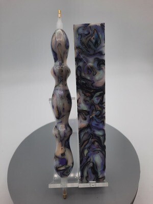 Mother of Pearl with Purple - Handcrafted Custom Diamond Painting Pen