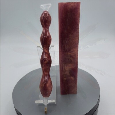 Nebulized Golden Violet Rhino - Handcrafted Custom Diamond Painting Pen