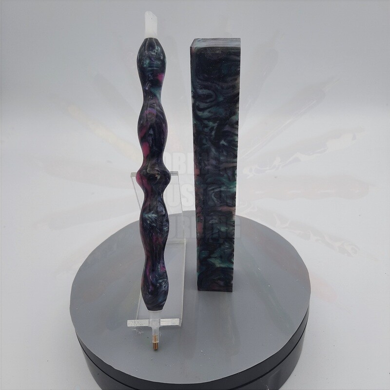 Clairvoyant Lava Explosion - Handcrafted Custom Diamond Painting Pen