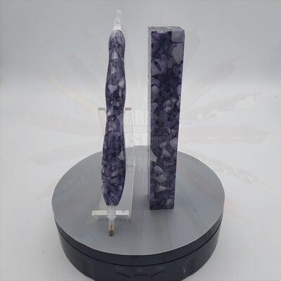 Frozen Orchid Petals - Handcrafted Custom Diamond Painting Pen