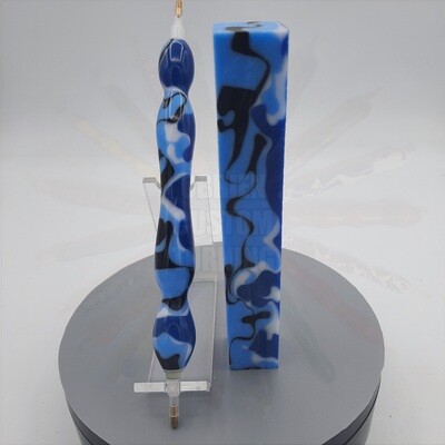 Ocean Camo - Handcrafted Custom Diamond Painting Pen