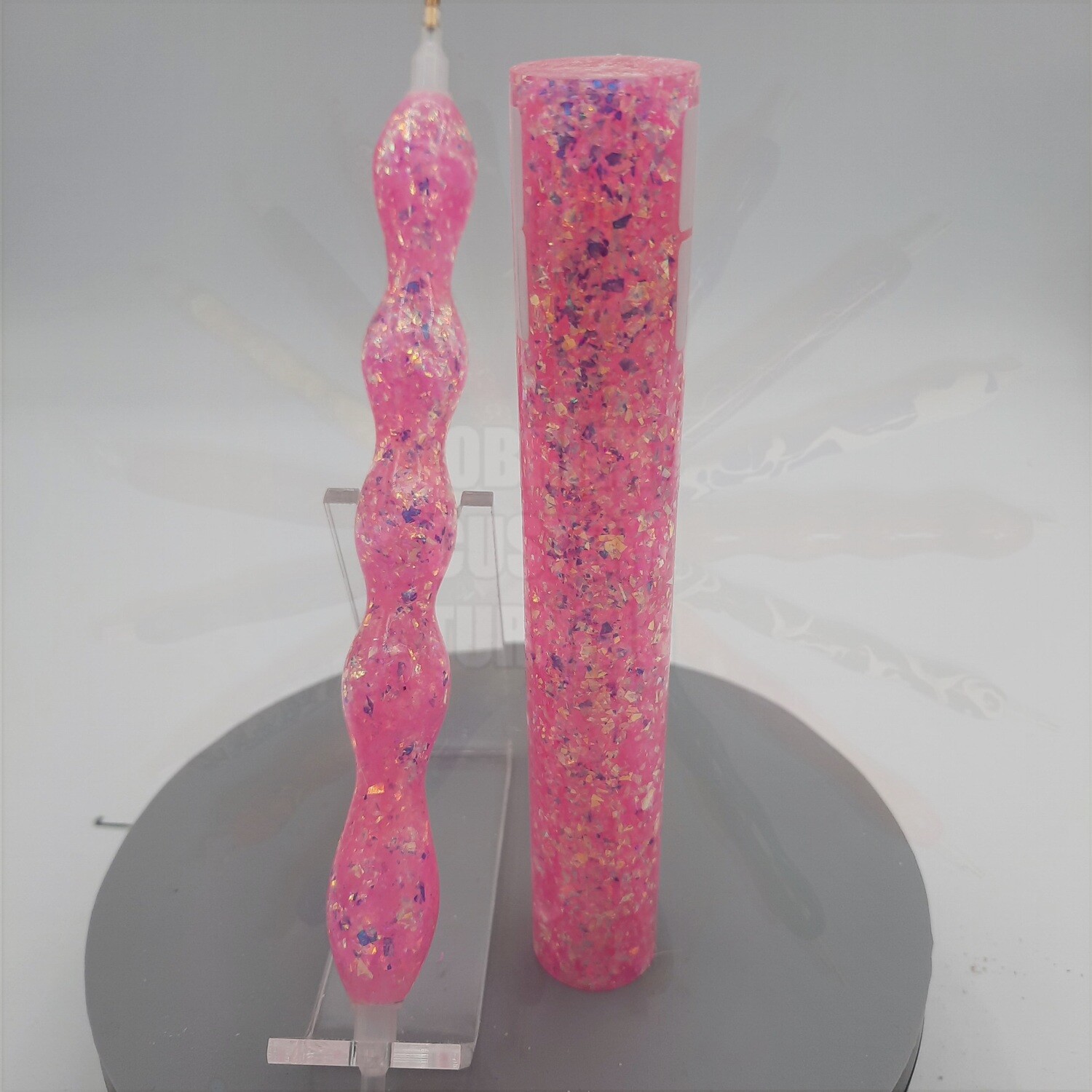 Passion Flower Angel Wings Glitter - Handcrafted Custom Diamond Painting Pen