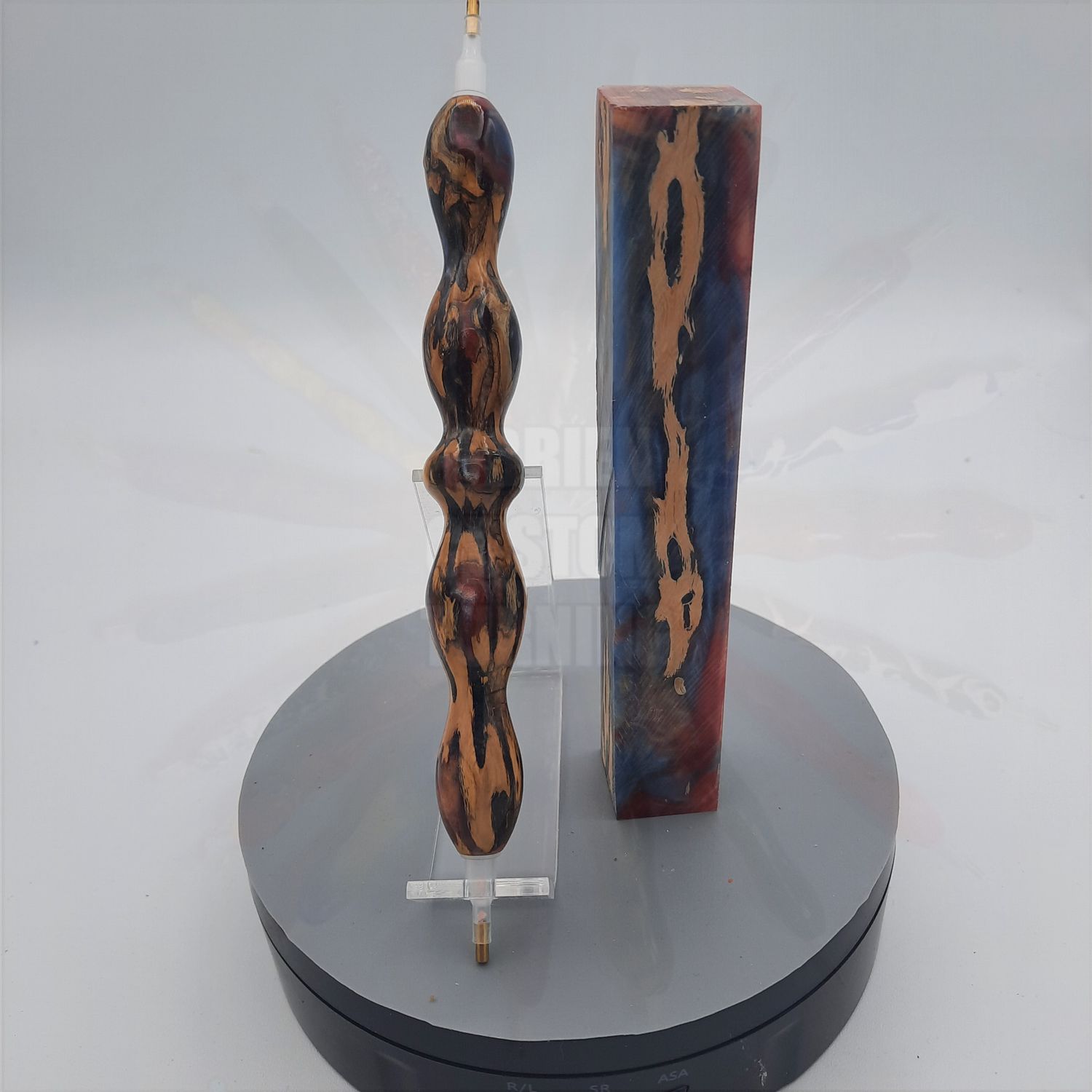 Multi Color Nebula Cholla Cactus - Handcrafted Custom Diamond Painting Pen