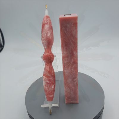 Pink Lady Mono Swirl - Handcrafted Custom Diamond Painting Pen