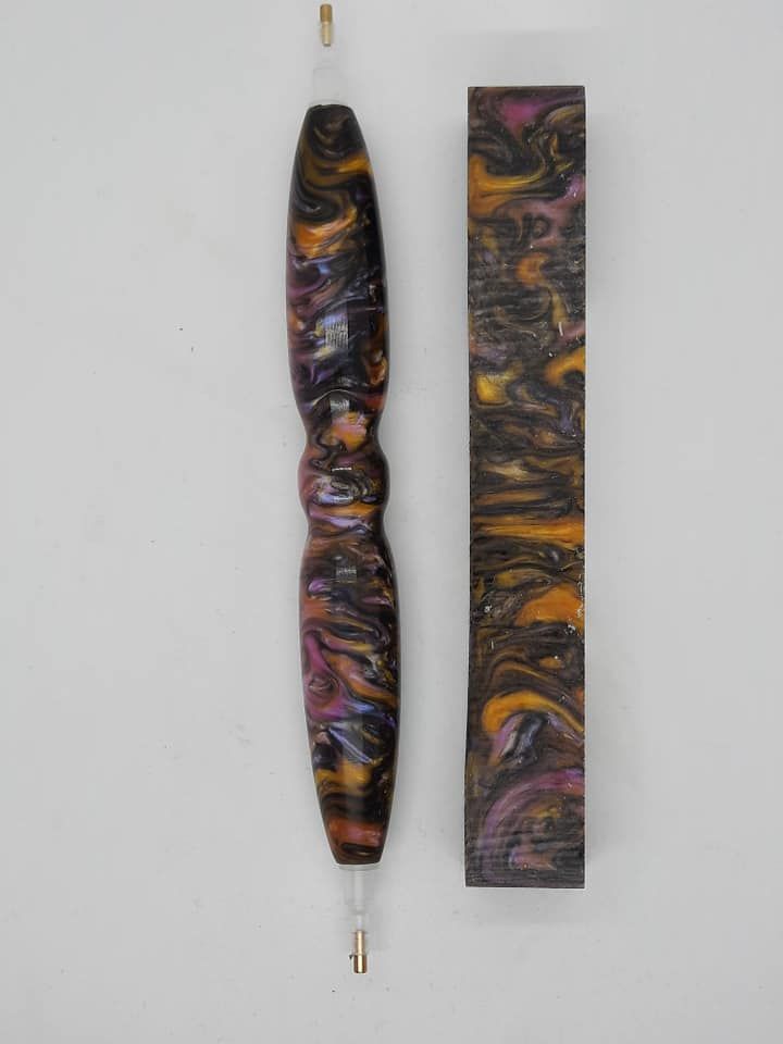 Pink Psycho - Handcrafted Custom Diamond Painting Pen