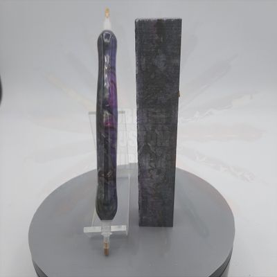 Purple Damascus - Handcrafted Custom Diamond Painting Pen