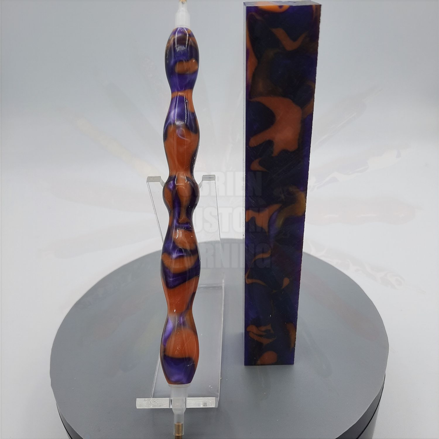 Purple Sunset - Handcrafted Custom Diamond Painting Pen
