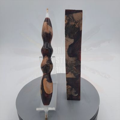 Red, Black, Copper Grapevine - Handcrafted Custom Diamond Painting Pen