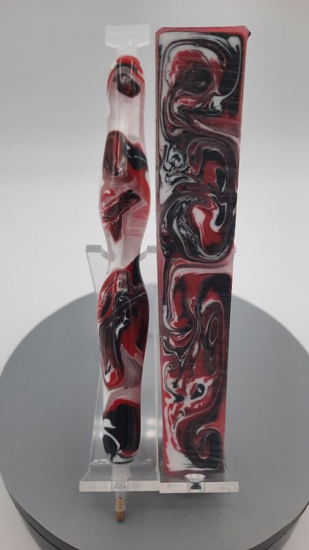 Red Eye Graffiti Melt - Handcrafted Custom Diamond Painting Pen