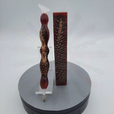 Red Velvet pine cone - Handcrafted Custom Diamond Painting Pen