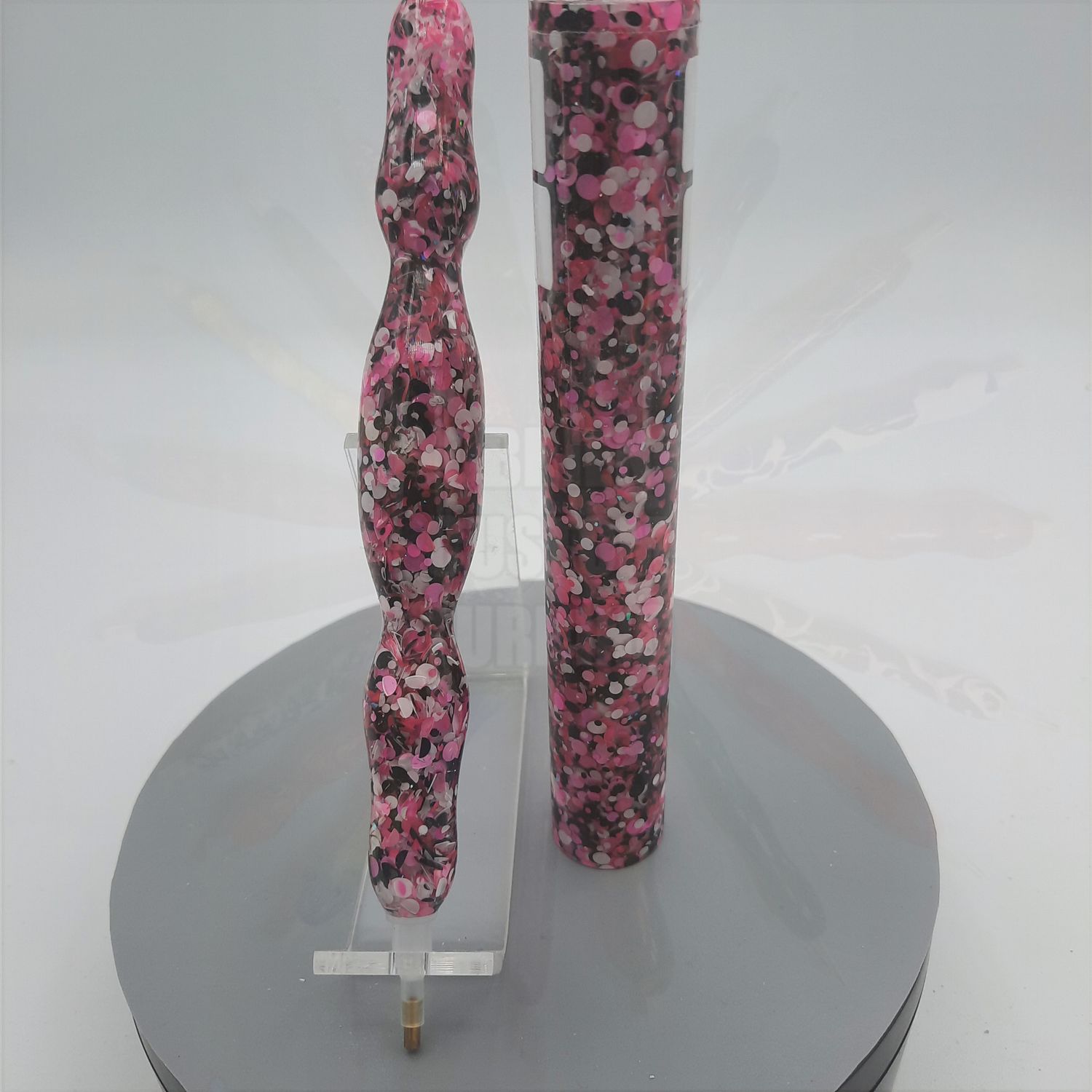 Rocker Chic Circle Glitter - Handcrafted Custom Diamond Painting Pen
