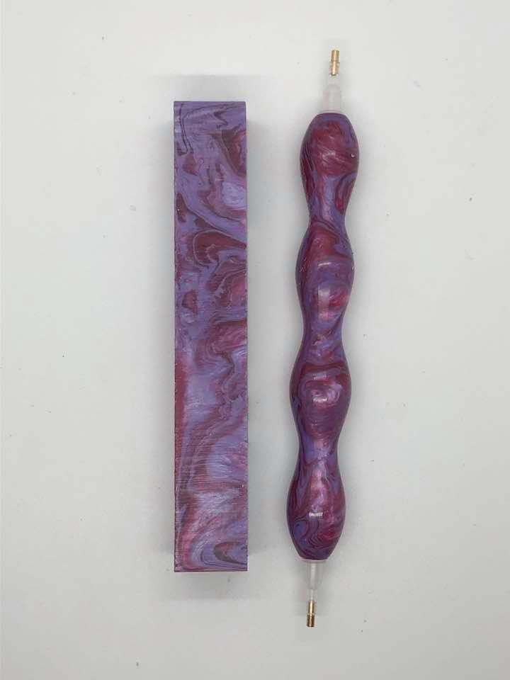 Royal Rouge - Handcrafted Custom Diamond Painting Pen