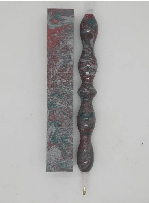 Rose Thorn Color Explosion - Handcrafted Custom Diamond Painting Pen