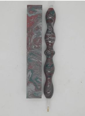 Rose Thorn Color Explosion - Handcrafted Custom Diamond Painting Pen