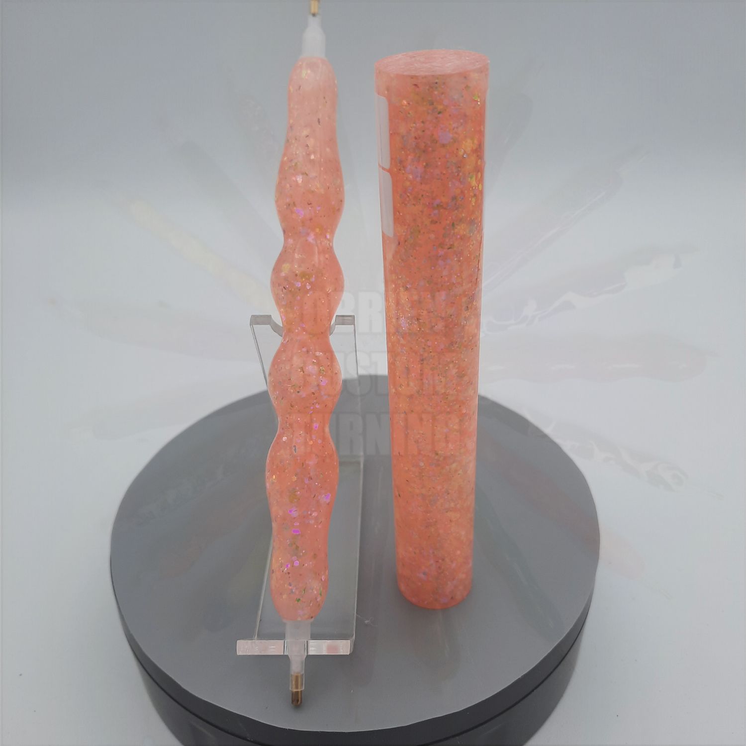 Rosebud Dream Glitter - Handcrafted Custom Diamond Painting Pen