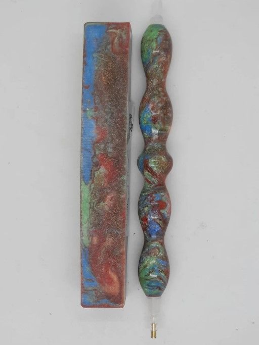 Santa Fe Sparkle Glitter - Handcrafted Custom Diamond Painting Pen