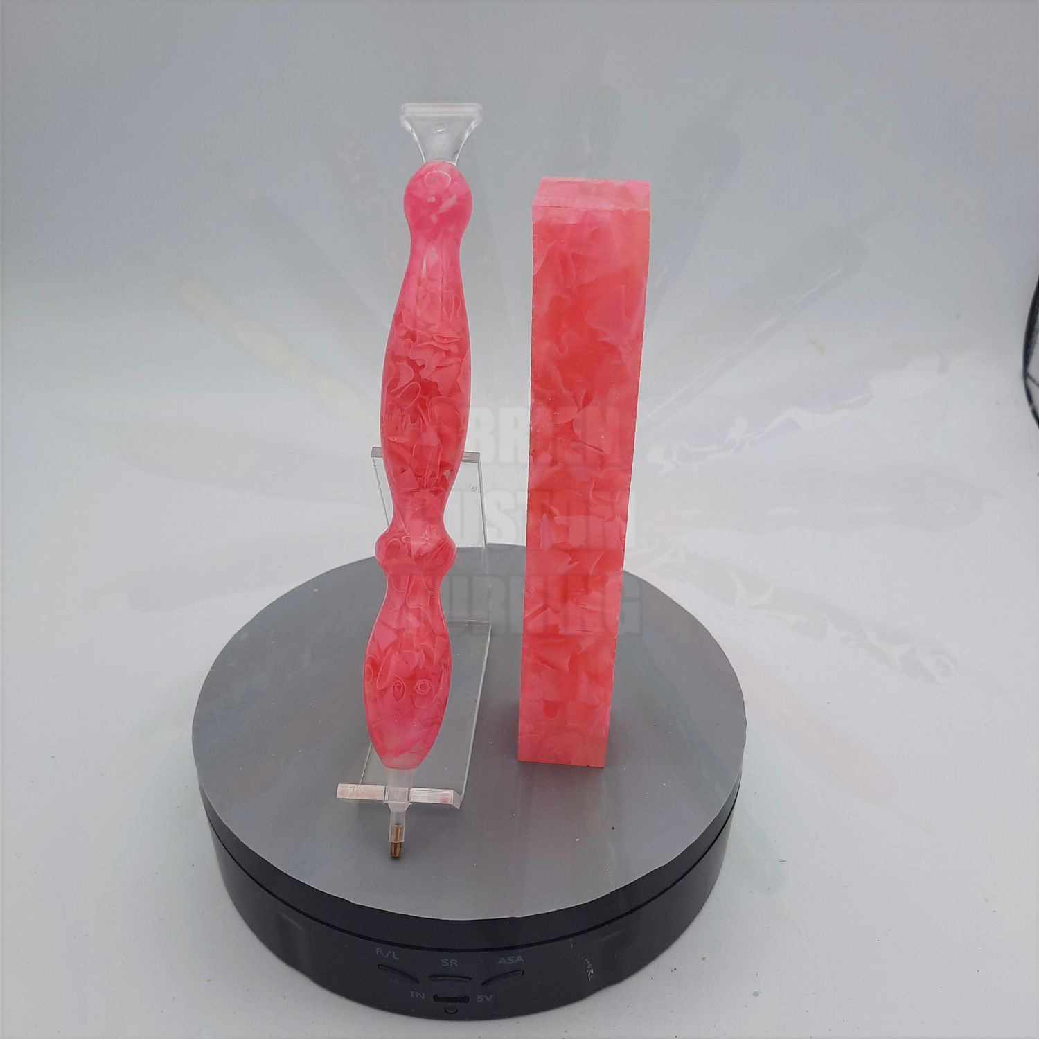 Secret Pink Coral Reef - Handcrafted Custom Diamond Painting Pen