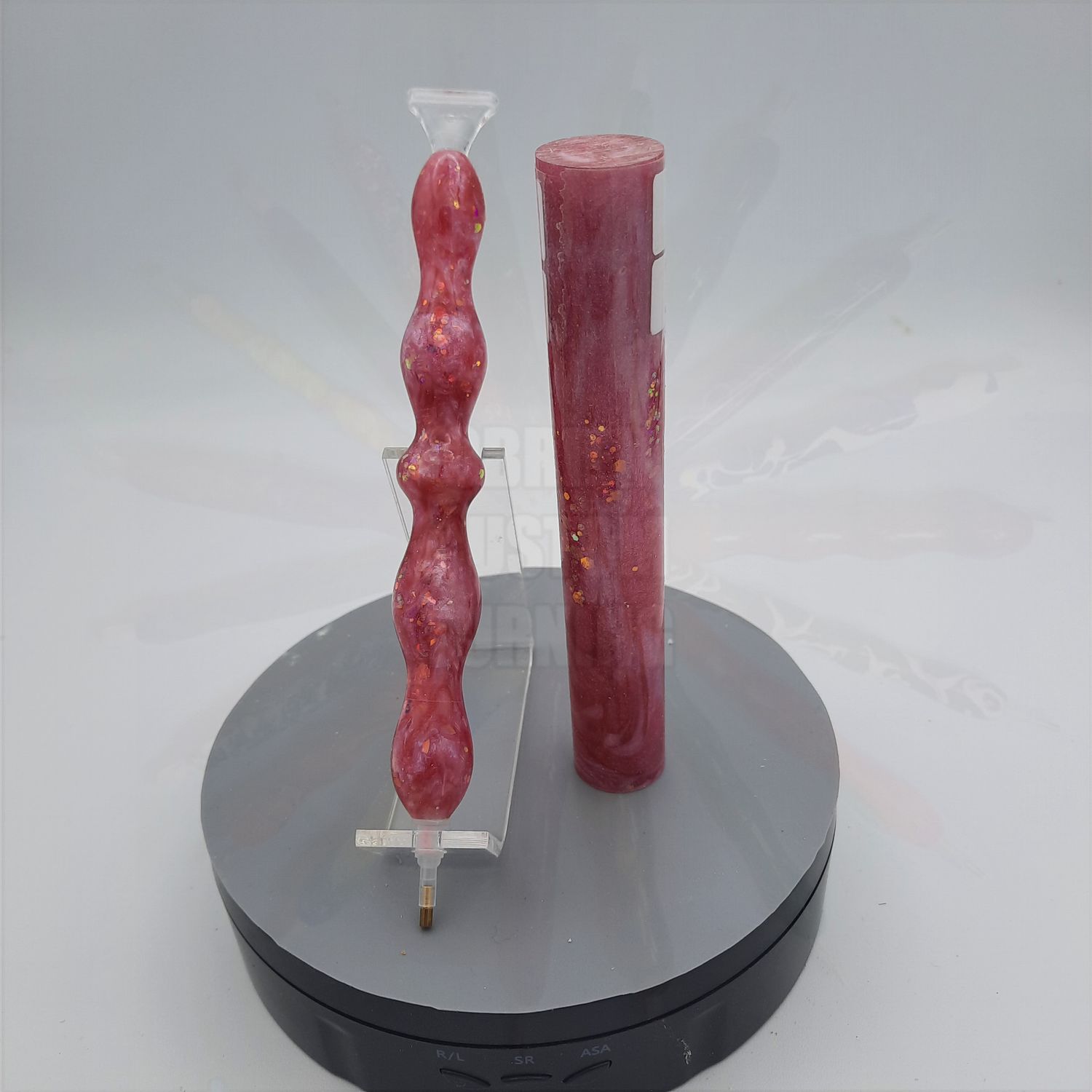 Shades of Pink Glitter - Handcrafted Custom Diamond Painting Pen