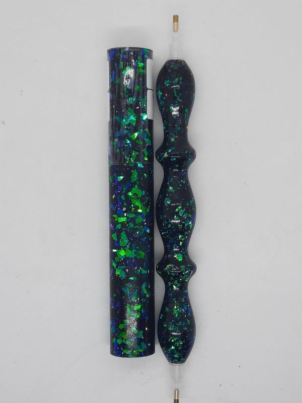 Shadow in the Abyss Pixie Glitter - Handcrafted Custom Diamond Painting Pen