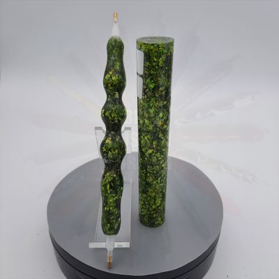 Shamrock Sparkle Flakey Glitter - Handcrafted Custom Diamond Painting Pen