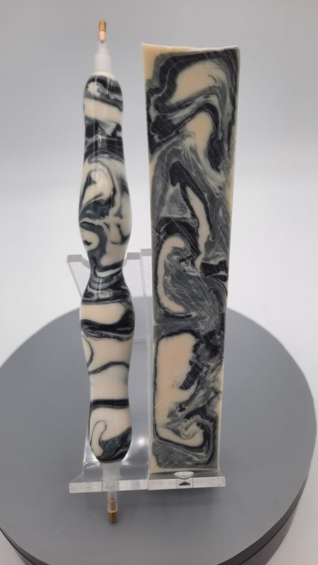 Silver Ghost - Handcrafted Custom Diamond Painting Pen