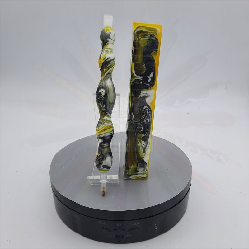 Custom Diamond Painting Pen - Silver Sun Graffiti Melt