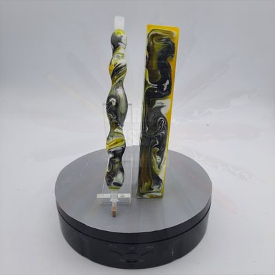 Silver Sun Graffiti Melt - Handcrafted Custom Diamond Painting Pen