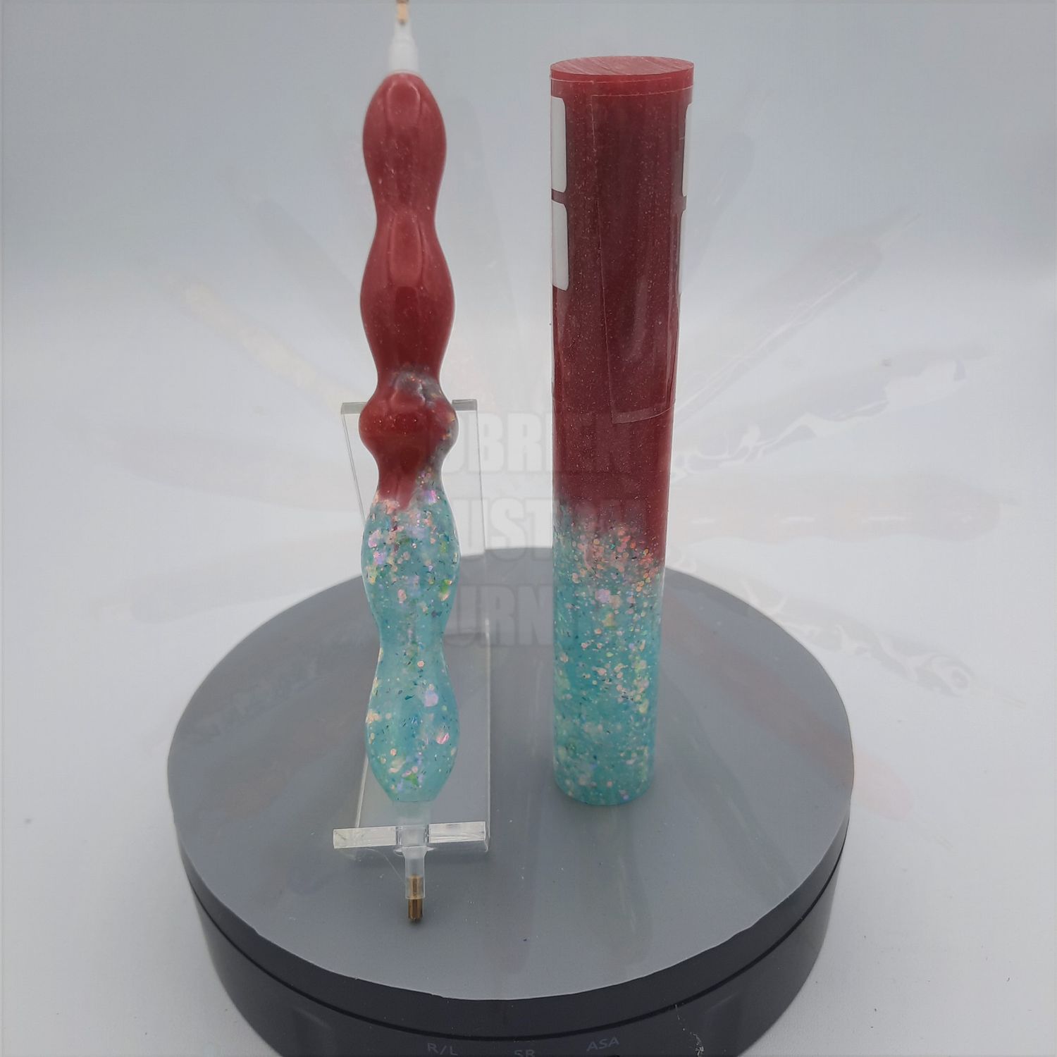 Solid Mutations Red / Daydreamer Glitter - Handcrafted Custom Diamond Painting Pen