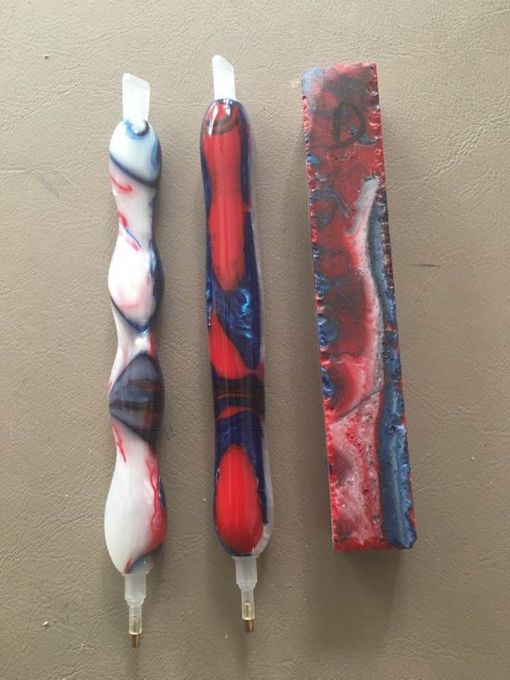 Star Spangled Banner - Handcrafted Custom Diamond Painting Pen
