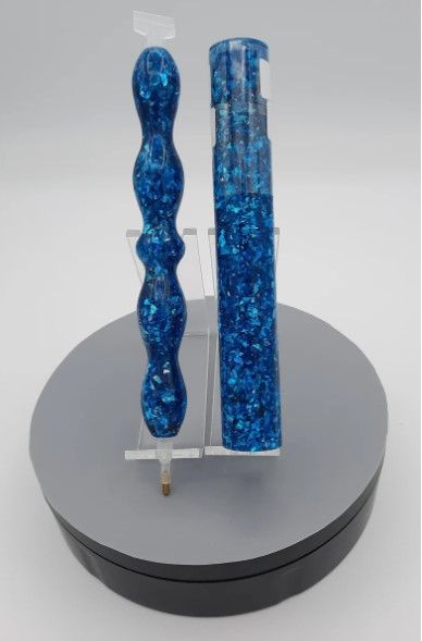 Summer Rain Flakey Glitter - Handcrafted Custom Diamond Painting Pen